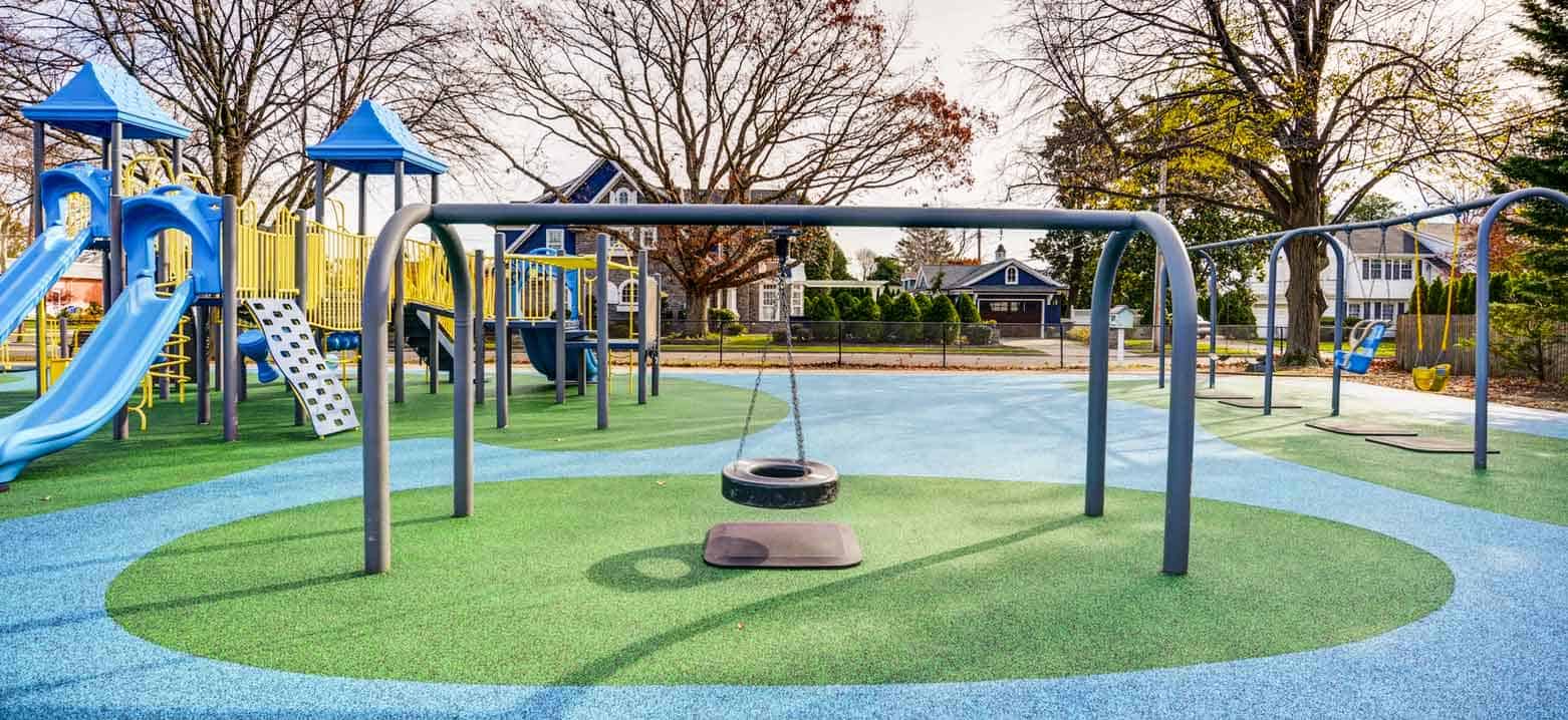 RubberBond ELEVATE The Safest Poured Rubber Playground Surface