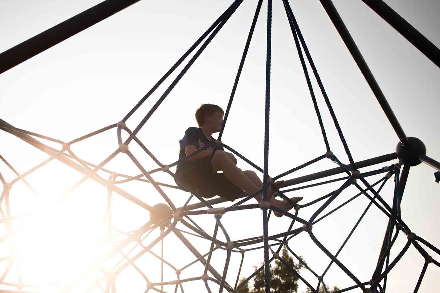 kid on net climber kid on net climber